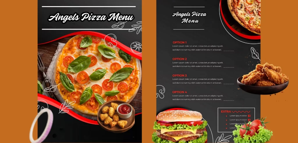 angels pizza menu