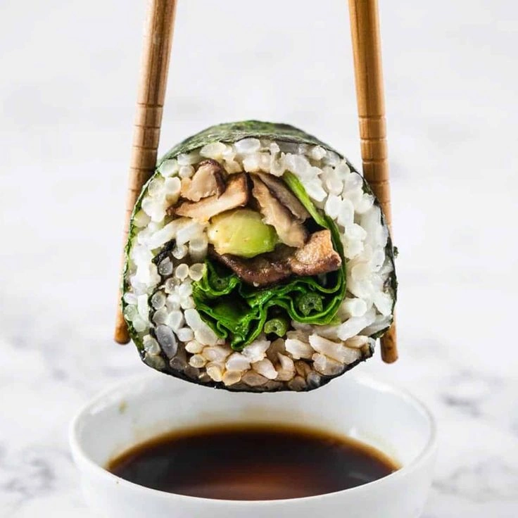  Mushroom Sushi Roll 