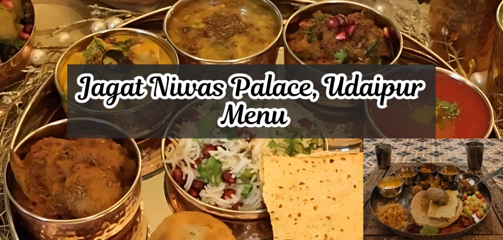 jagat niwas palace udaipur menu