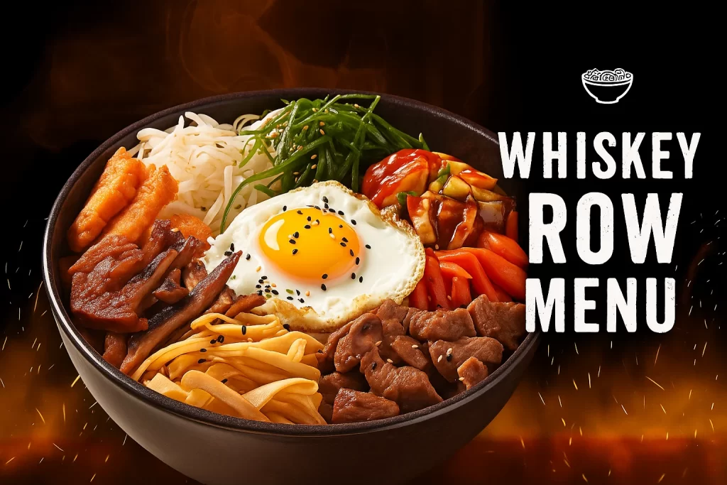 whiskey row menu
