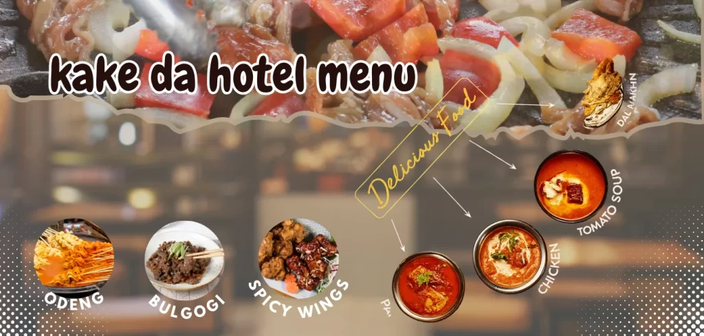 kake da hotel menu
