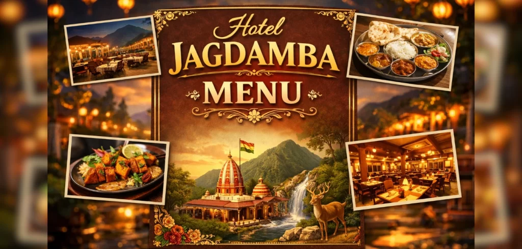 hotel jagdamba menu