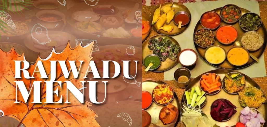 rajwadu menu