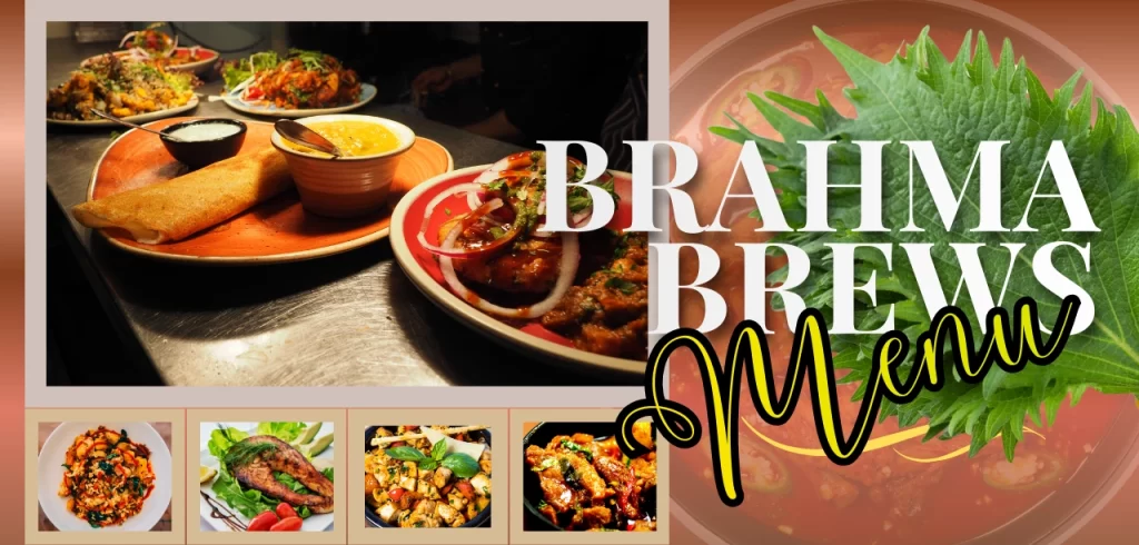 Brahma Brews Menu