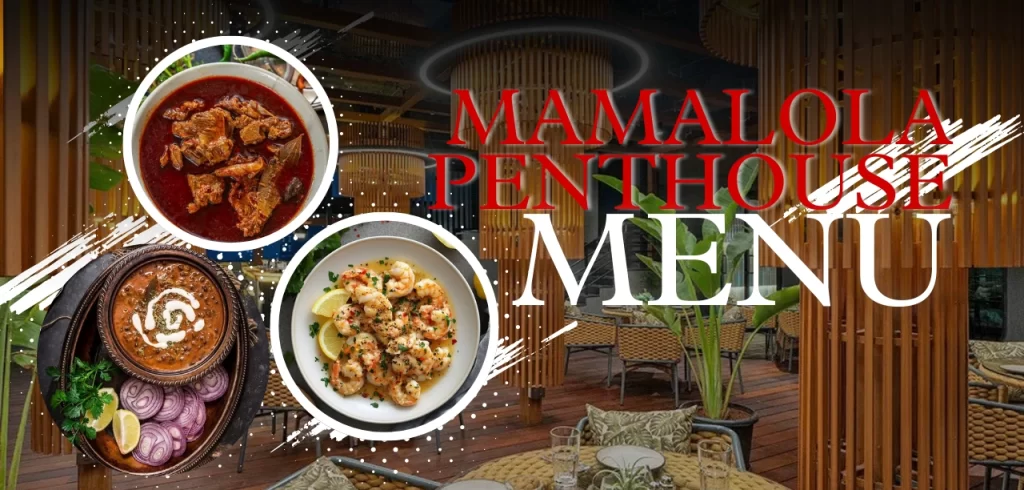 Mamalola Penthouse Menu Hyderabad: Starters, Biryani, Cocktails & More
